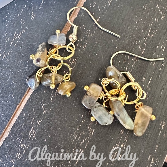 Alquimia by Ady Gold and Gray Earrings - Picture 1 of 1